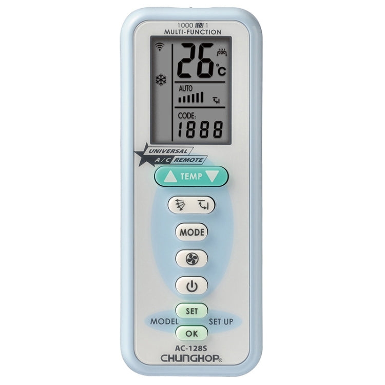 Telecomando universale per climatizzatore a batteria CHUNGHOP AC-128S Telecomando universale per climatizzatore a batteria CHUNGHOP AC-128S